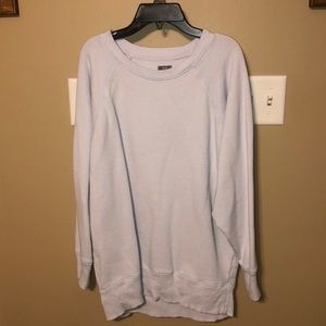 Aerie Light Blue Oversized Sweatshirt